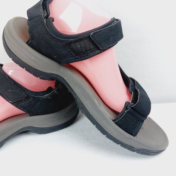 Teva Men\'s Black Gray Holliway Sport Outdoor Water Trekking Sandal Size 10 main image 8